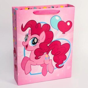 Пакет ламинированный горизонтальный, 31 х 40 х 9 см "Пинки Пай", My Little Pony