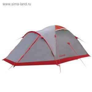 Палатка Mountain 3 (V2), 410 х 220 х 140 см, цвет серый