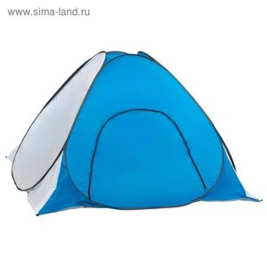 Палатка зимняя автомат, 1.8 х 1.8 м, цвет бело-голубая, дно на молнии (PR-D-TNC-038-1.8)