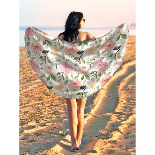 Парео и пляжный коврик «Дары флоры», d = 150 см