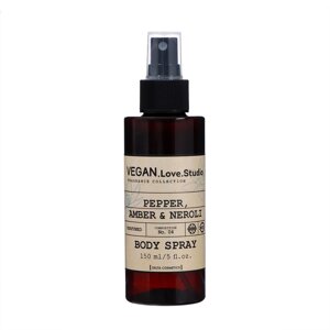 Парфюмированный спрей-мист для тела VEGAN. Love. Studio Pepper, Amber, Neroli женский, 150 мл