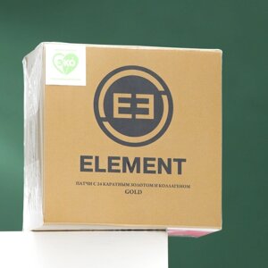 Патчи "Element", "GOLD", с 24 каратным золотом и коллагеном, 60 шт., 85 г