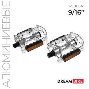 Педали 9/16" Dream Bike, с подшипниками, алюминиевые