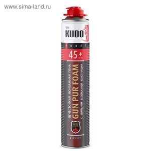 Пена монтажная огнестойкая Kudo KUPPF10U 45+Всесезонная" PROFF 45+1 л, 900 г
