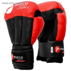 Перчатки для рукопашного боя RuscoSport, 8 унций, цвет красный