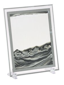 Песочные часы-картина, 3025 см, антистресс, песок чёрный