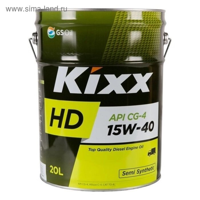 Масло моторное  Kixx HD CG-4 15W-40 Dynamic, 20 л - акции