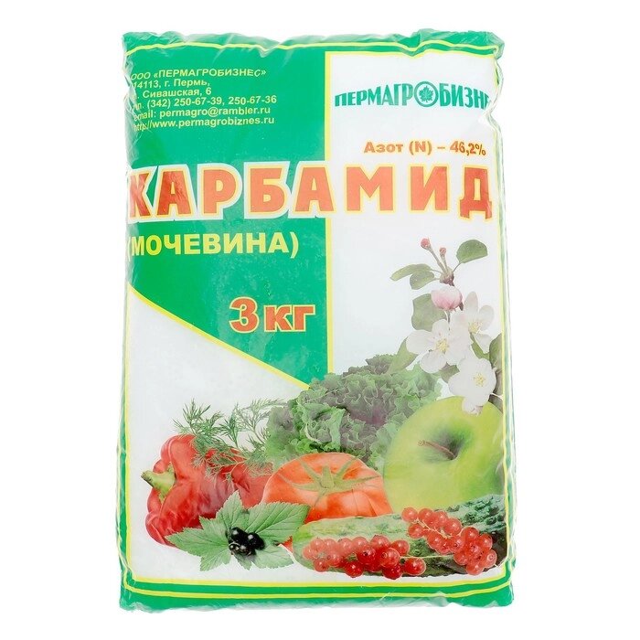 Удобрение минеральное Карбамид (мочевина), 3 кг - Казахстан