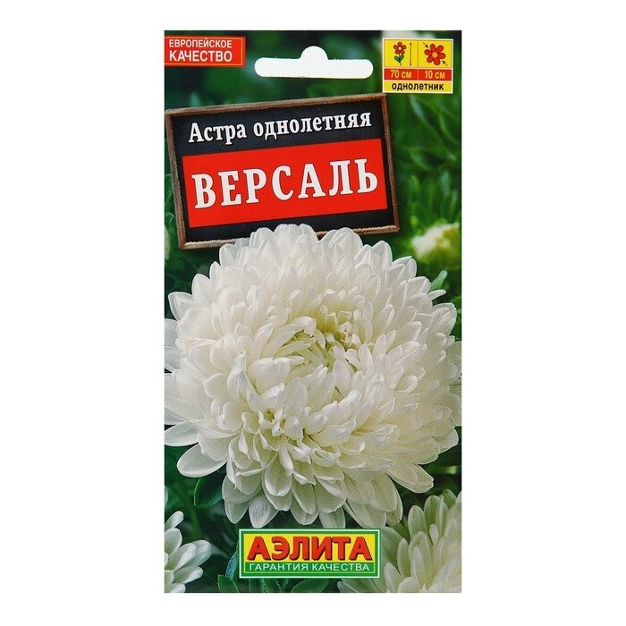 Семена цветов Астра &quot;Версаль&quot; пионовидная, О, 0,2 г - Казахстан