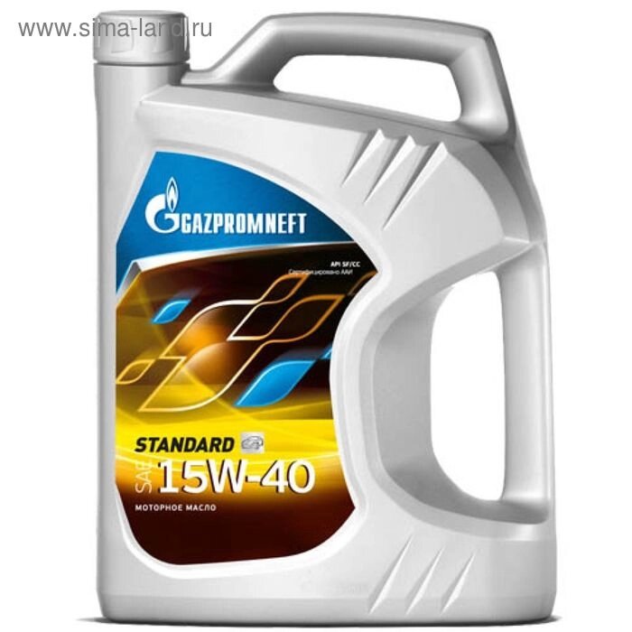 Масло моторное Gazpromneft Standart 15W-40, 4 л - отзывы