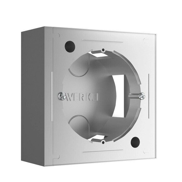 Коробка для накладного монтажа W8000006, серебряный - интернет магазин