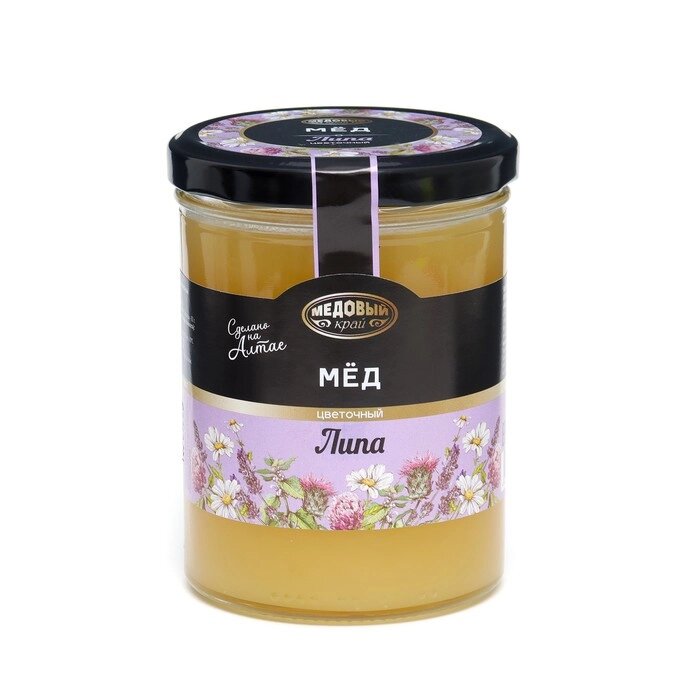 Мёд липовый, натуральный цветочный, 500 г - заказать