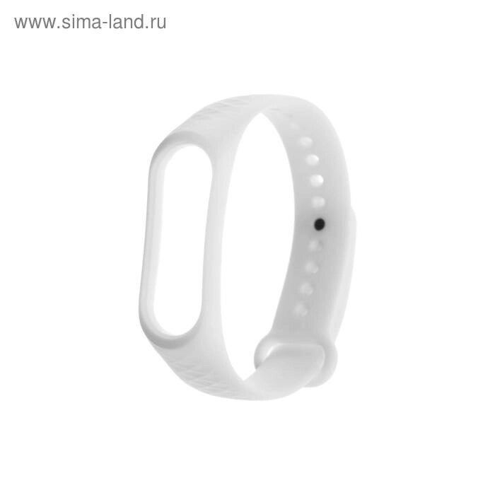 Ремешок для фитнес-браслета Mi Band 3/4 Luaz. ON, ребристый, белый - преимущества