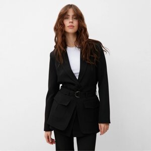 Пиджак женский MINAKU: Casual Collection цвет черный, р-р 46
