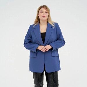 Пиджак женский MIST plus-size, р. 52, синий