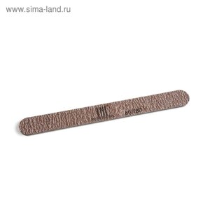Пилка для ногтей узкая 100/180, коричневая
