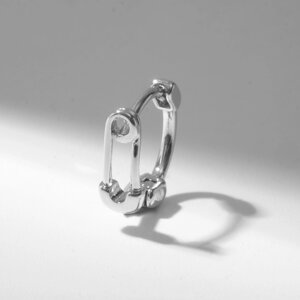 Пирсинг в ухо (хеликс) Булавка», d=8 мм, цвет серебро