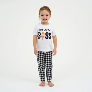 Пижама детская для девочки KAFTAN "Boss" рост 134-140 (36)