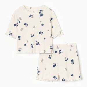 Пижама детская (футболка и шорты) KAFTAN Little berry р. 30 (98-104)