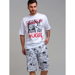 Пижама для мужчин PlayToday: футболка и шорты, размер XL