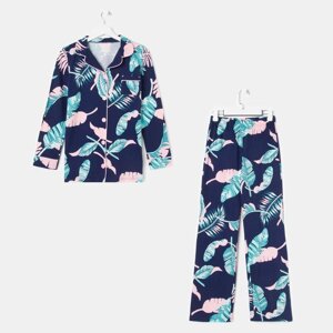 Пижама женская (рубашка и брюки) KAFTAN "Tropical dream" р. 44-46