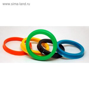 Пластиковое центровочное кольцо ЕТК 74,1-67,1, цвет МИКС