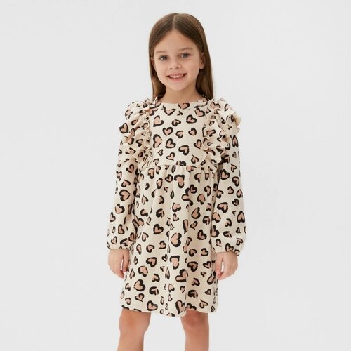 Платье детское KAFTAN Leo love, р. 32 (110-116см)