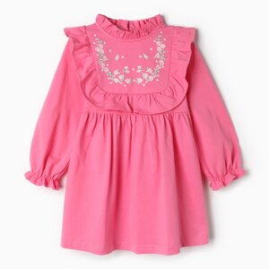 Платье для девочки, цвет розовый, рост 116 см