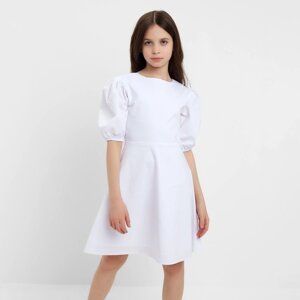 Платье для девочки MINAKU, цвет белый, рост 140 см