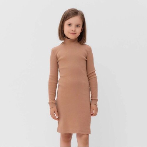 Платье для девочки MINAKU цвет бежевый, рост 158 см
