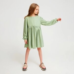 Платье для девочки MINAKU цвет зеленый, р-р 122