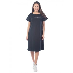 Платье-футболка Minimalist, размер 50, цвет чёрный