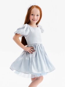 Платье нарядное детское MINAKU: PartyDress, голубое, рост 122 см