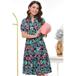 Платье женское «Цветочный парфюм», размер 52