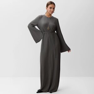 Платье женское MIST Classic collection, макси, размер 40-42, графит