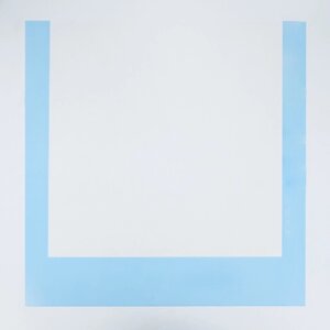 Пленка матовая, белая, голубая, 58 х 58 см