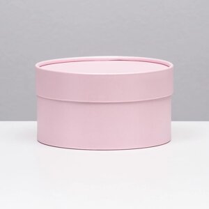 Подарочная коробка "Нежность" розовая, завальцованная без окна, 18 х 10 см