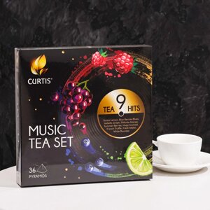 Подарочный набор чая CURTIS "Music Tea Set" ассорти 9 вкусов 36 шт