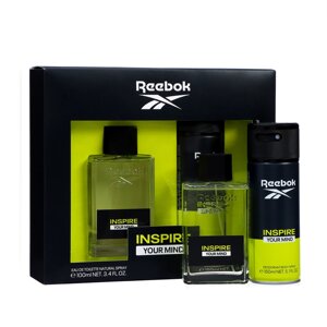 Подарочный набор косметики мужской Reebok Inspire Your Min: туалетная вода, 100 мл + дезодорант, 150 мл