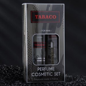 Подарочный набор косметики мужской Tabaco, гель для душа 250 мл, парфюмерная вода, 30 мл