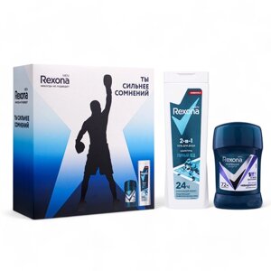 Подарочный набор мужской REXONA MEN "Active power"гель для душа, 180 мл + дезодорант, 50 мл 108375