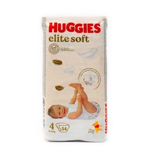 Подгузники Huggies Elite Soft 4,8-14) кг, 54 шт