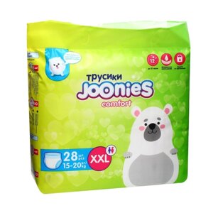 Подгузники-трусики JOONIES Comfort, размер XXL (15-20 кг), 28 шт.