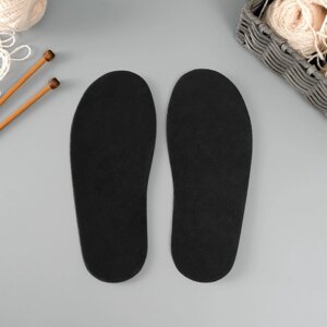 Подошва для вязания обуви "Эва" размер "37", толщина 4 (0,5) мм, черный