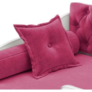 Подушка на кровать-тахту «Вэлли», размер 50x50 см, цвет розовый