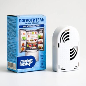 Поглотитель запаха и влаги для холодильника "Market Fresh" ,1 шт.