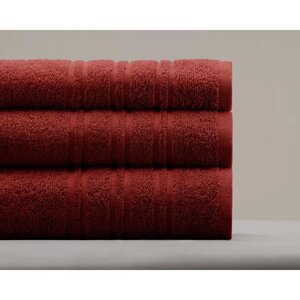 Полотенце махровое Sofi De Marko Monica, 350 гр, размер 70х140 см, цвет бордовый