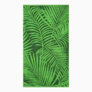 Полотенце махровое Tropical color 100х150см, цв. зеленый, 360г/м, хлопок 100%