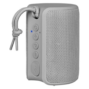 Портативная колонка TFN Play, 5 Вт, BT 5.0, microUSB, IPX7, 1800 мАч, серая