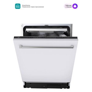 Посудомоечная машина Midea MID60S150i, встраиваемая, класс А, 14 комплектов, 9 режимов